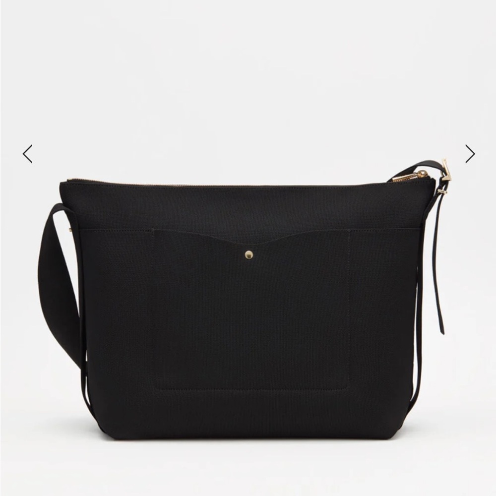 Cuyana Black Oversized Sling Bag